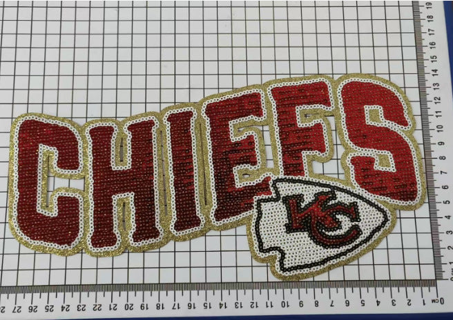 Wholesale Let S Go Series Sports Team Sequin Iron On Patch Chic Embroidered Decorative Accessory Great For Gift And Boutique Resale OLY Exclusive