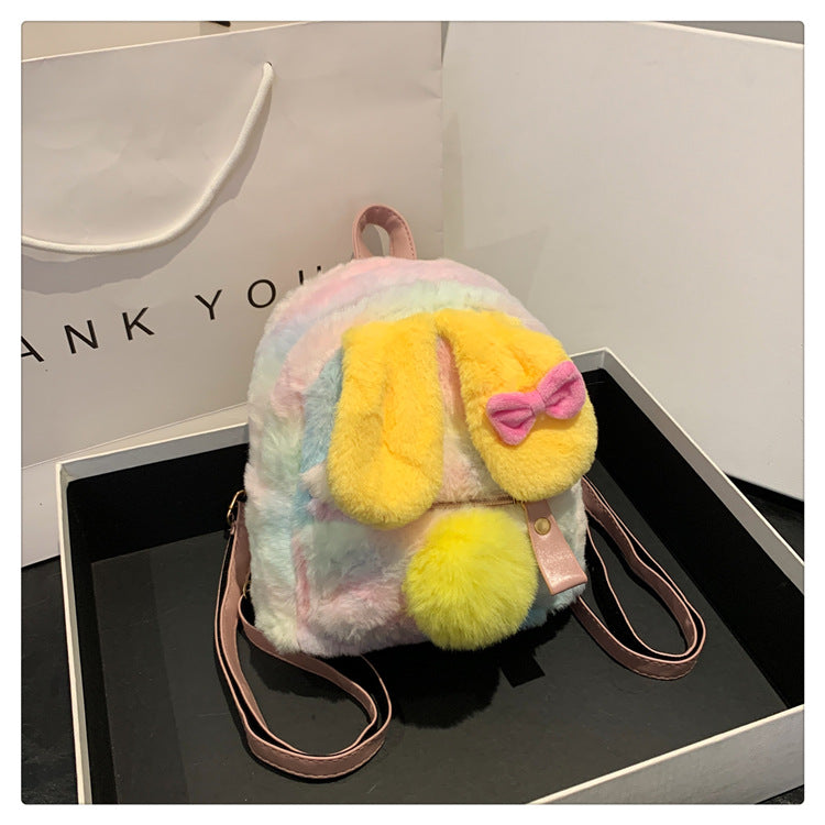 Wholesale Cartoon Plush Rabbit Backpack