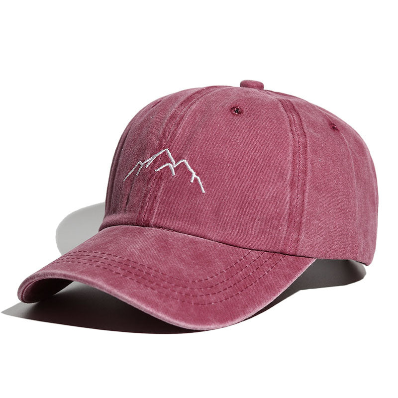 Wholesale Soft Top Embroidered Washed and Distressed Outdoor Baseball Cap