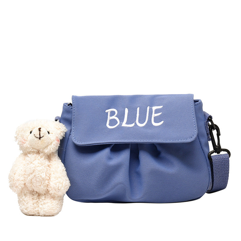 Wholesale Nylon shoulder bag printed lettering crossbody bag coin purse