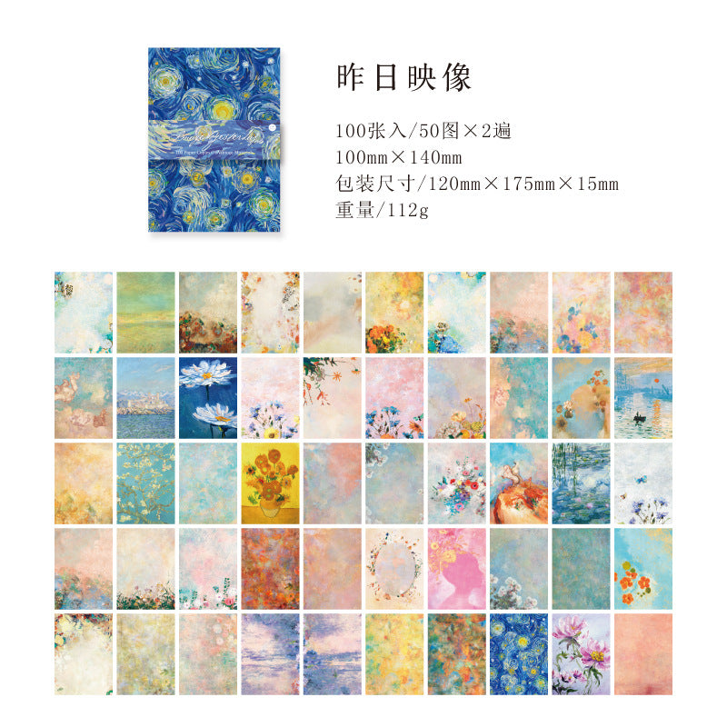 Wholesale Retro Human Morning and Evening Series Collage Handmade Tent DIY Decoration