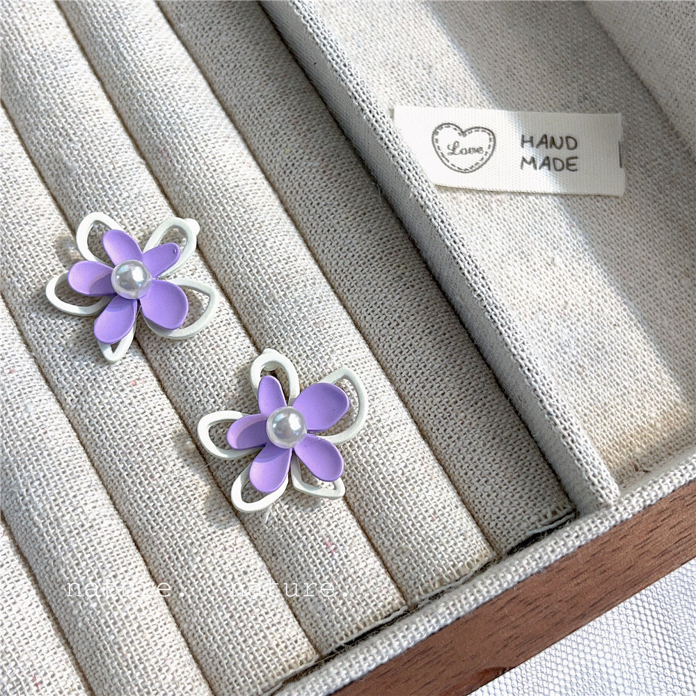 Wholesale Sweet Flower Alloy Earrings