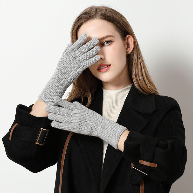 Wholesale 2023 Autumn and Winter Knitted Wool Gloves