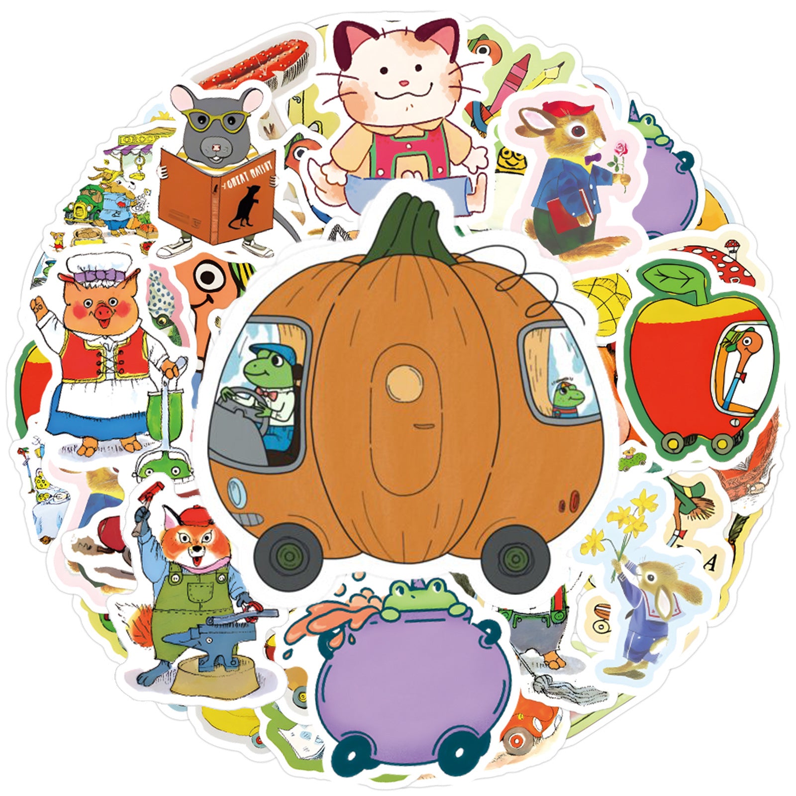 Wholesale 60 Cute ry Waterproof Vinyl Stickers