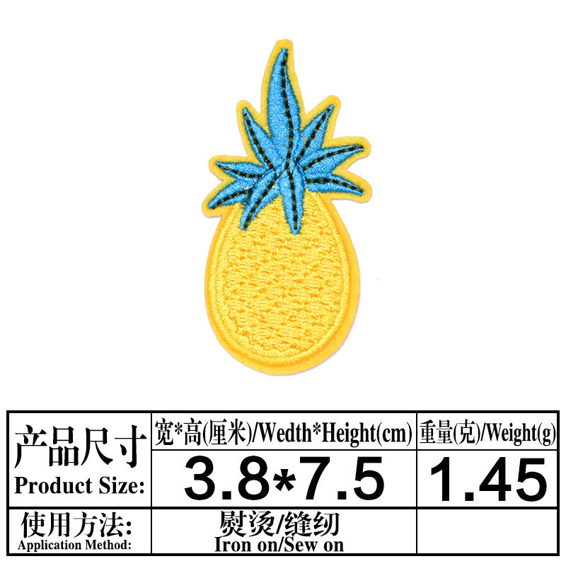 Wholesale Chic Cartoon Embroidered Cloth Patches Cute Fashion Accessory For Coats 13 Styles DIY Craft Supply