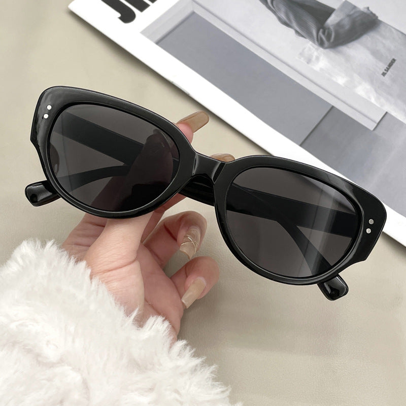 Wholesale Cat Eye Rice Nail PC Sunglasses