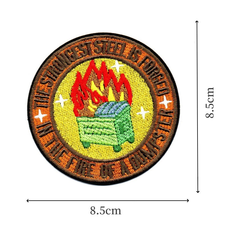 Wholesale DIY Fashion Computer Embroidery Seal Skull Embroidery Trendy Patch FS