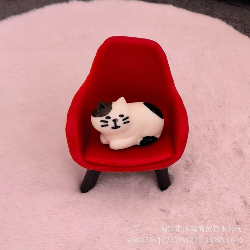 Wholesale Mini simulation small sofa micro landscape decoration  Doll Accessories