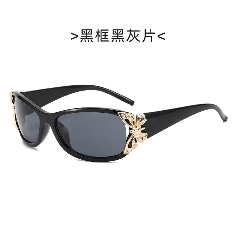 Wholesale Butterfly-decorated luxury sunglasses