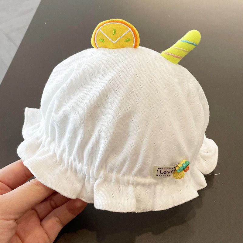 Wholesale Cotton Kids Summer Thin Mesh Bucket Hat