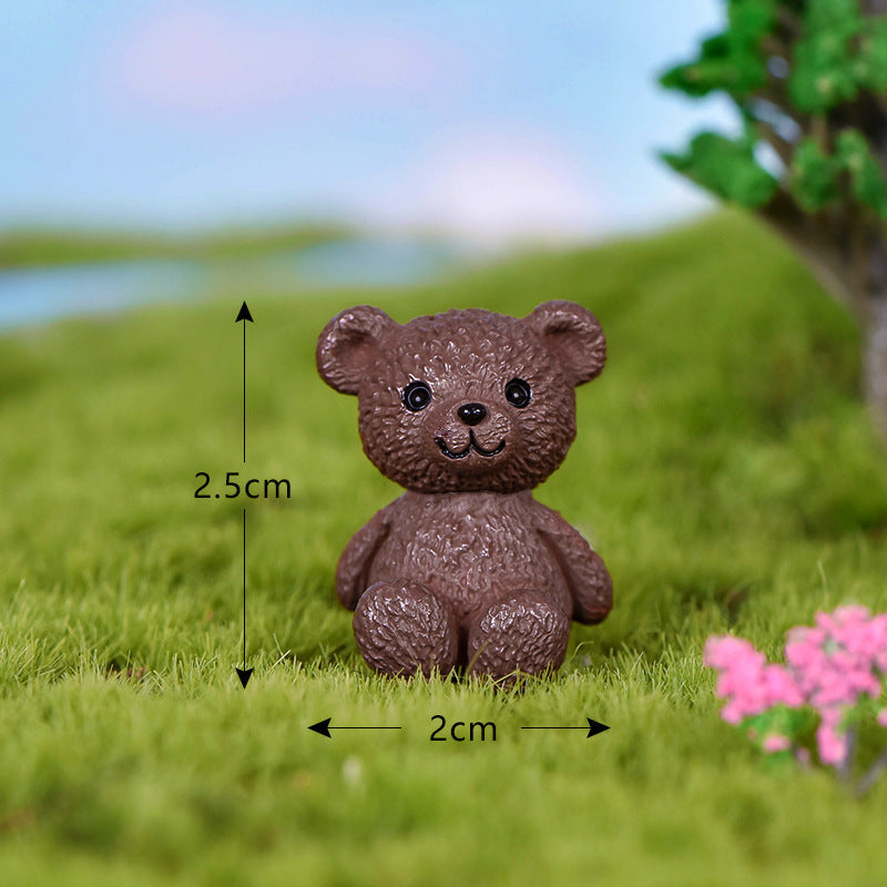 Wholesale Little Bear Family Series Cute Animal Micro Scenes Doll Accessories