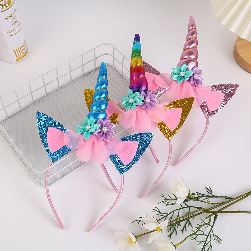 Wholesale Kids Unicorn Halloween Birthday Party Headband