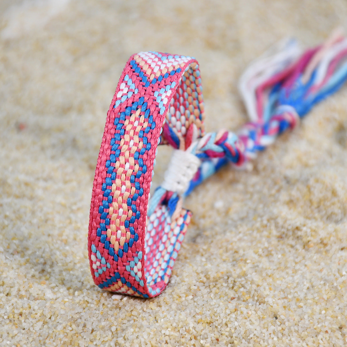 Wholesale colorful tassel lucky hand rope cross-border jewelry