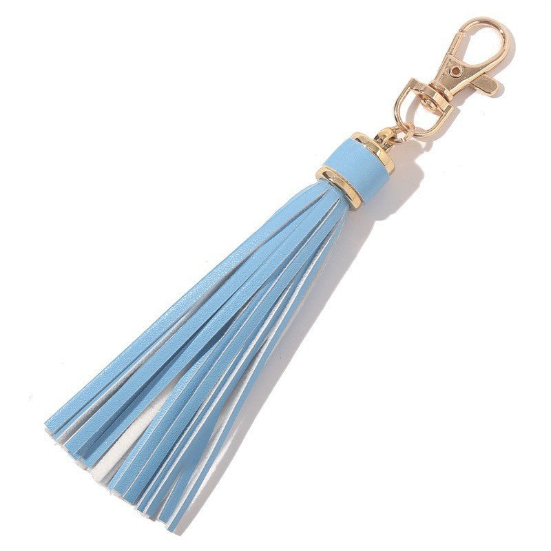 Wholesale PU Tassel Card Holder Pendant Silicone Beads Bracelet Keychain Accessories