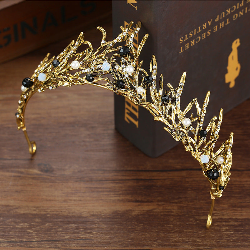 Wholesale Rhinestone Crown Alloy Hair Bands