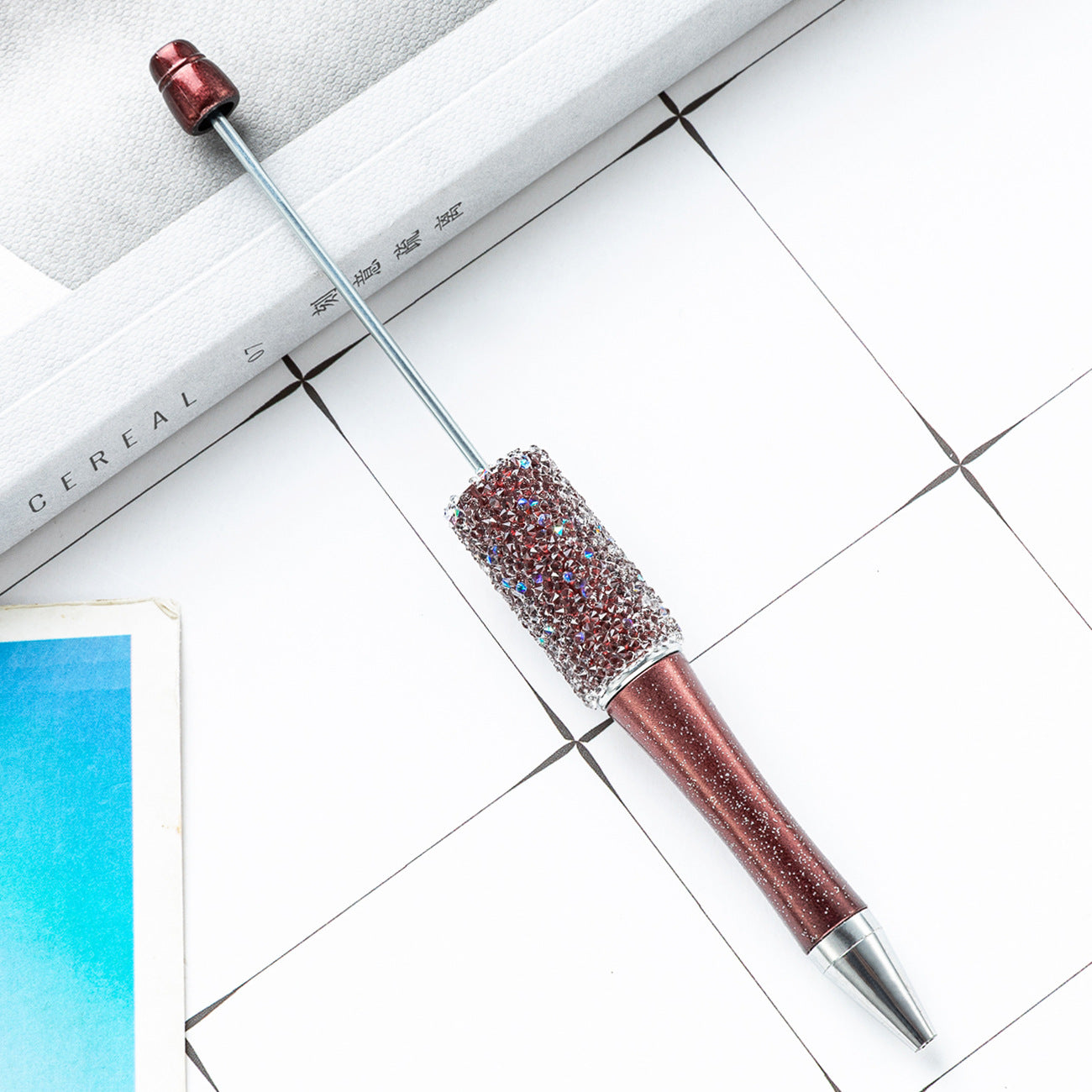 Wholesale DIY sugar beaded pen rhinestone ballpoint beadable pen