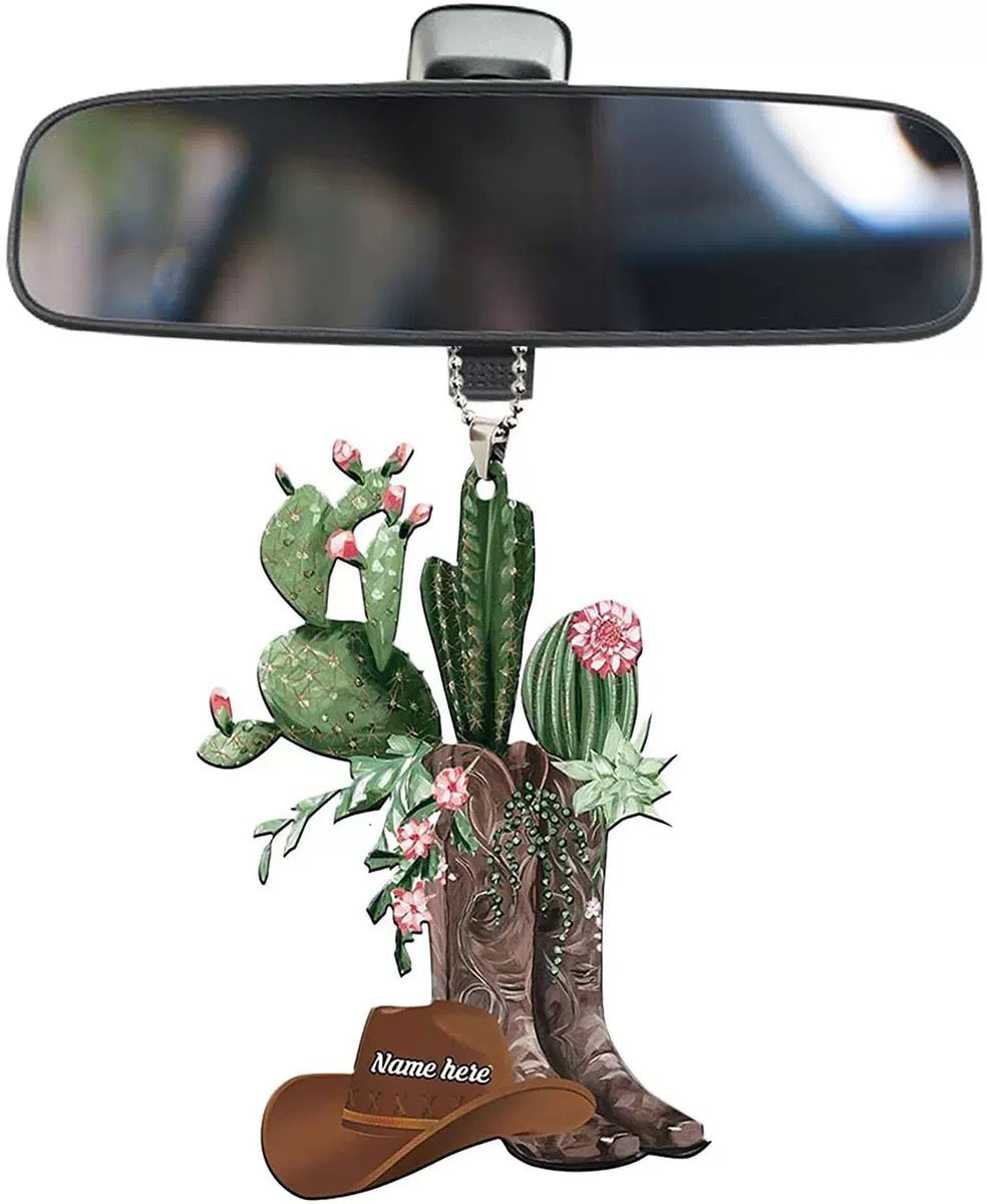 Wholesale Denim Boots Hats Acrylic Car Accessories