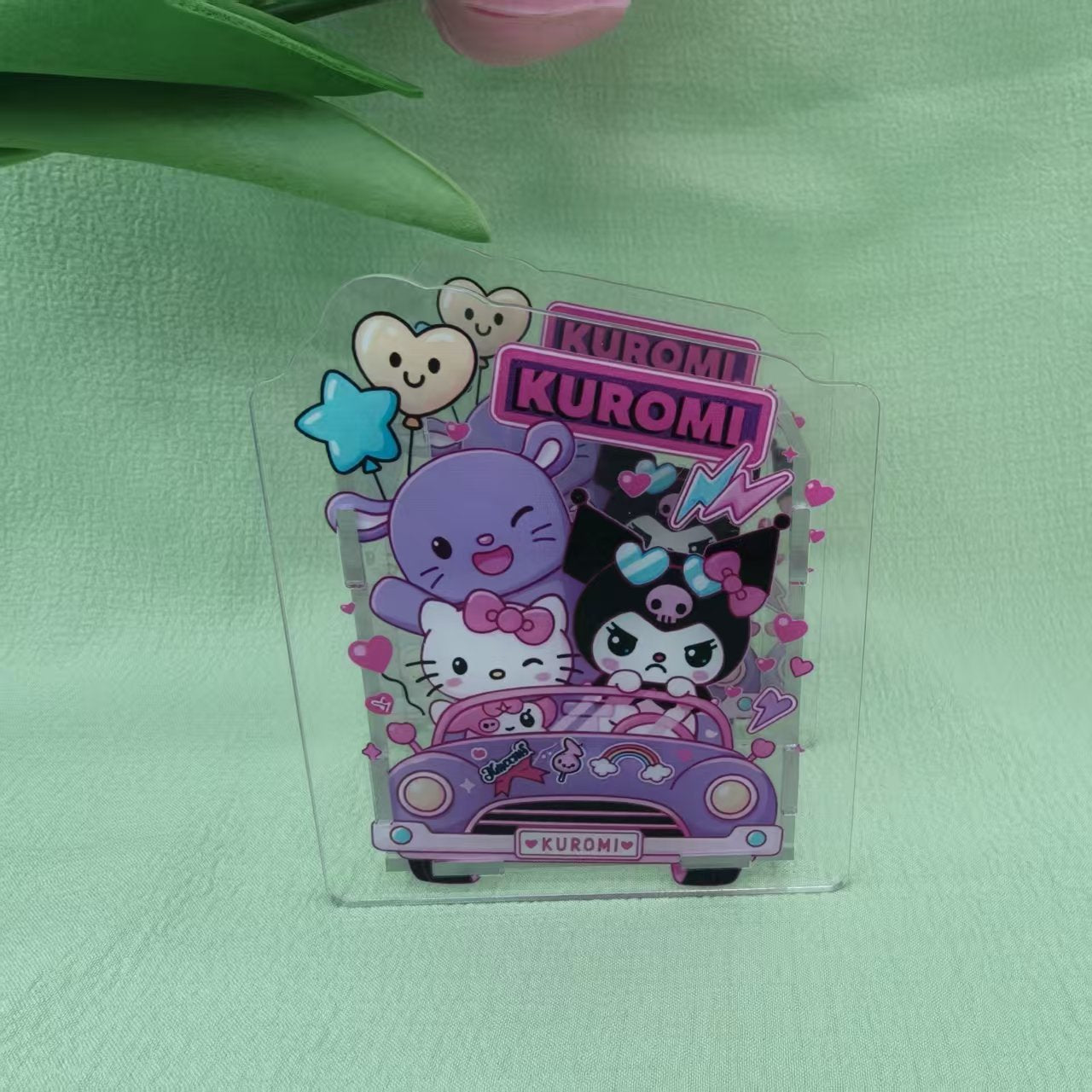Wholesale  Creative Cute Cartoon Acrylic Pen Holder  OLY Exclusive
