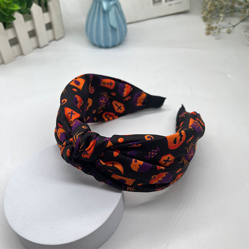 Wholesale  funny knotted satin headband