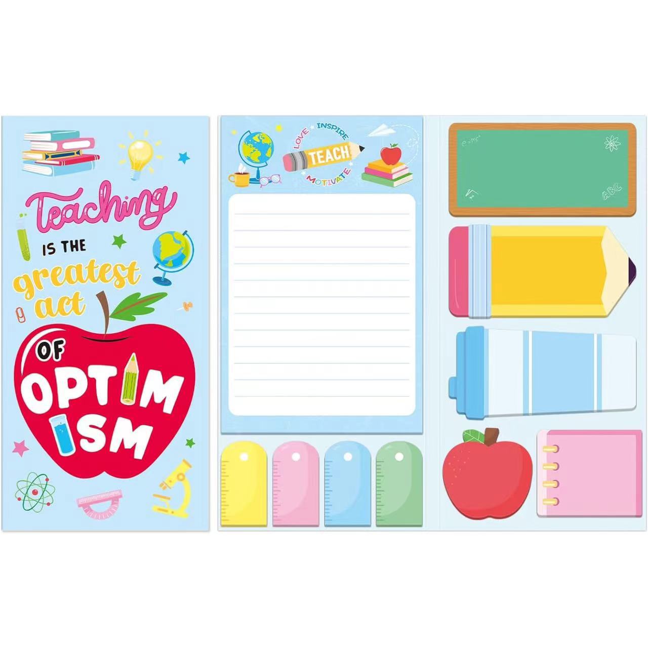 Wholesale Teacher' s Day Theme Cartoon Sticky Notes Combination School Theme