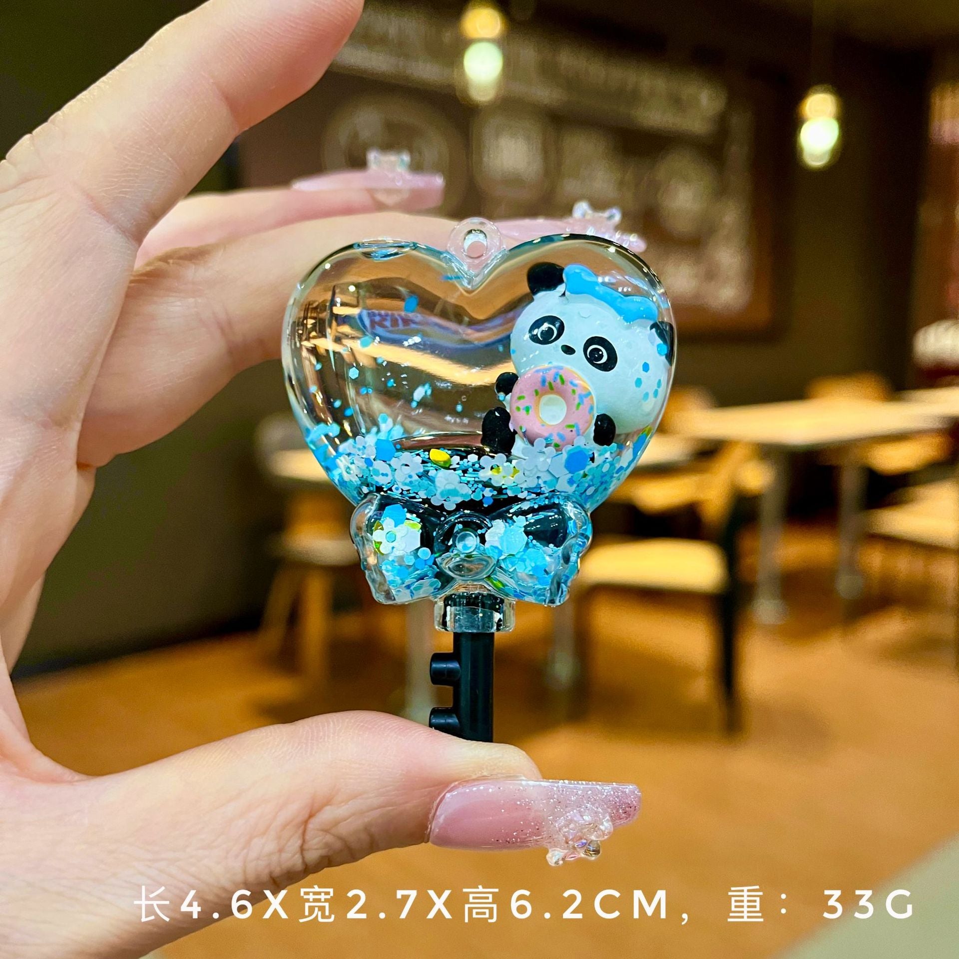 Wholesale Acrylic red panda keychain