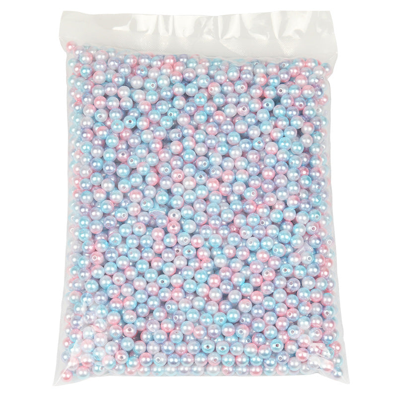 Wholesale 10mm Dual Color Gradient Beads ABS Imitation Pearl DIY Bead Accessories