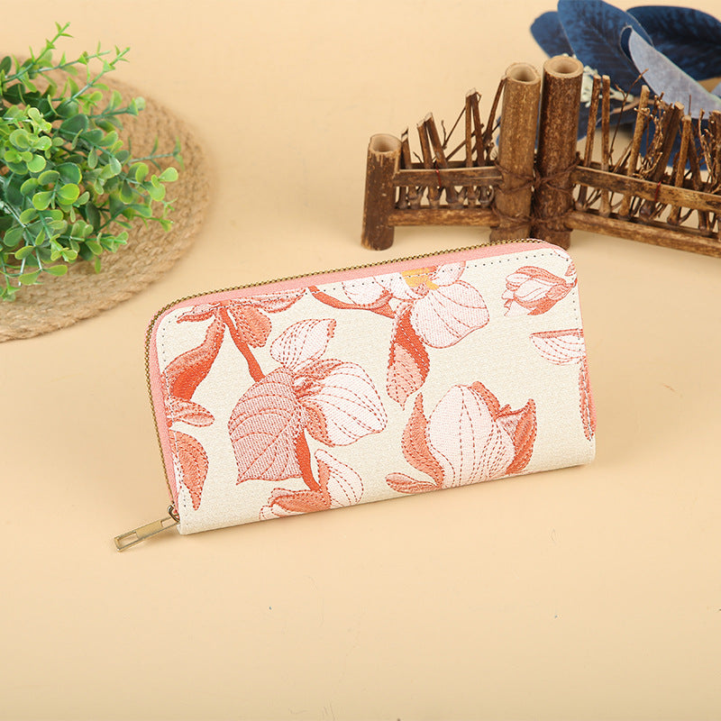 Wholesale Fashion Single Pull Soft Leather Women's Wallet