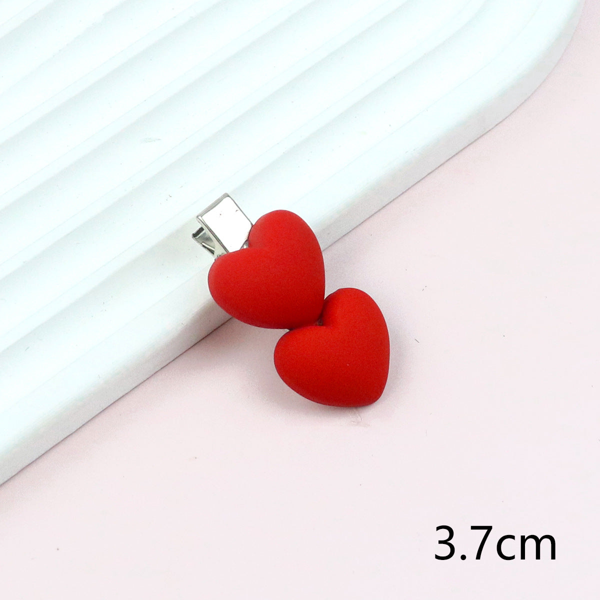 Wholesale Valentine's Day Red Love Pink Peach Heart Children's Hair Rings