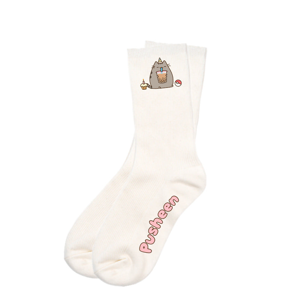 Wholesale Black and White Anime Cat Socks