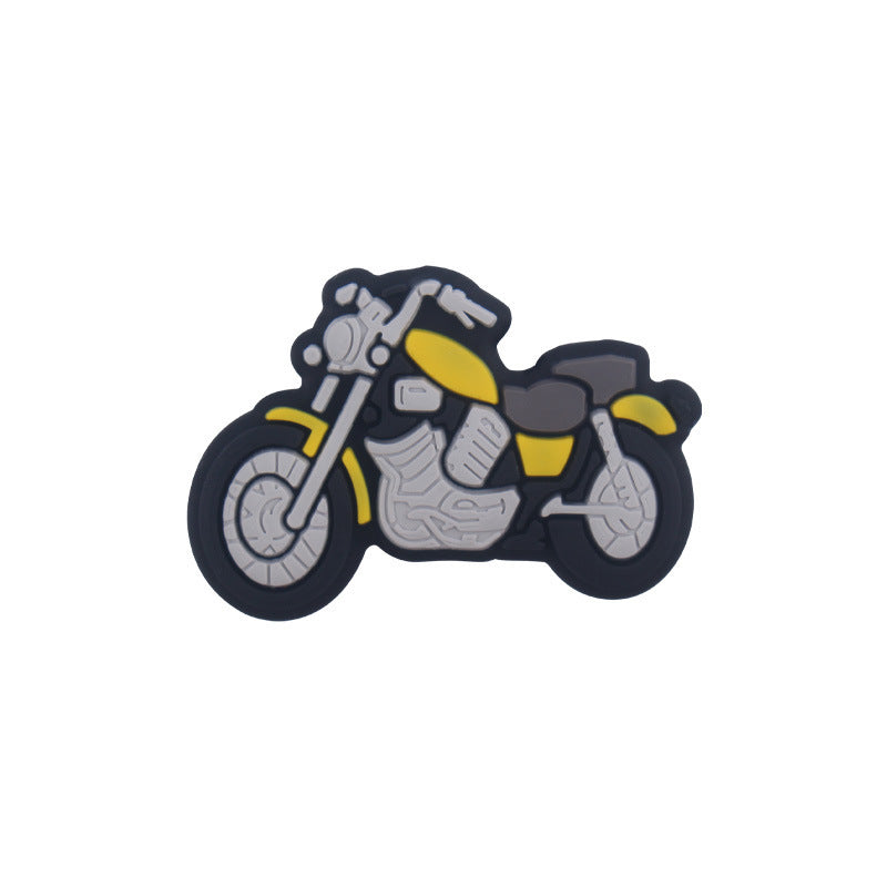 Wholesale 10pcs Cartoon Motorcycle Focal Beads