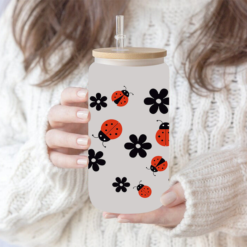 Wholesale Colorful cute animals 16oz Cup UV DTF Wraps