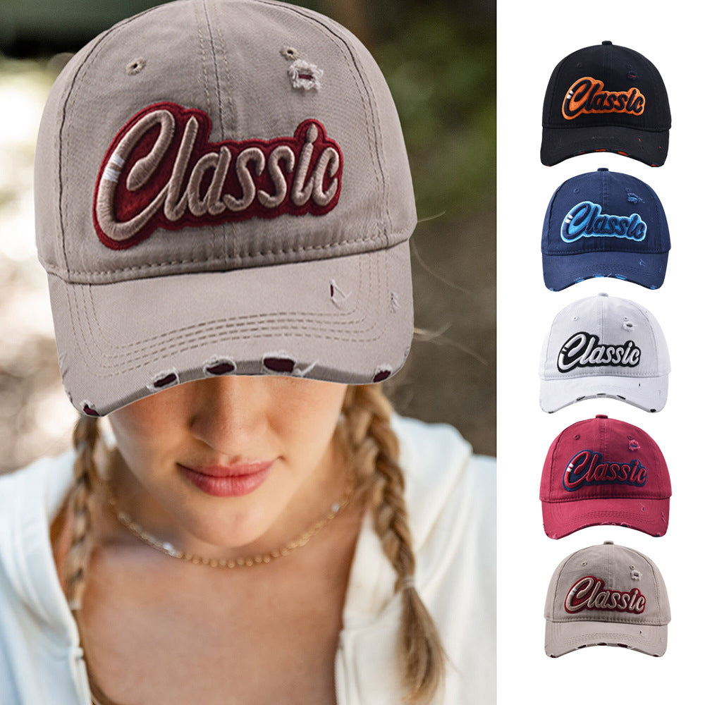 Wholesale Retro Letter Baseball Caps