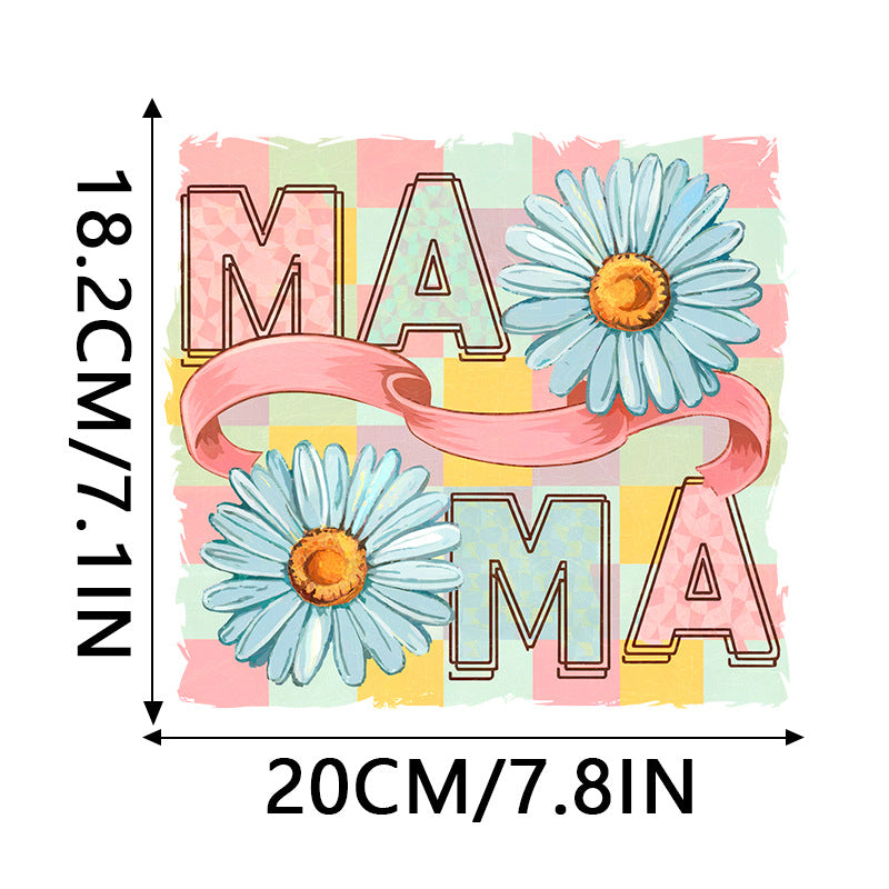 Wholesale 10pcs Leopard print bow Mother's Day UV DTF Ready to Press Transfers Wraps