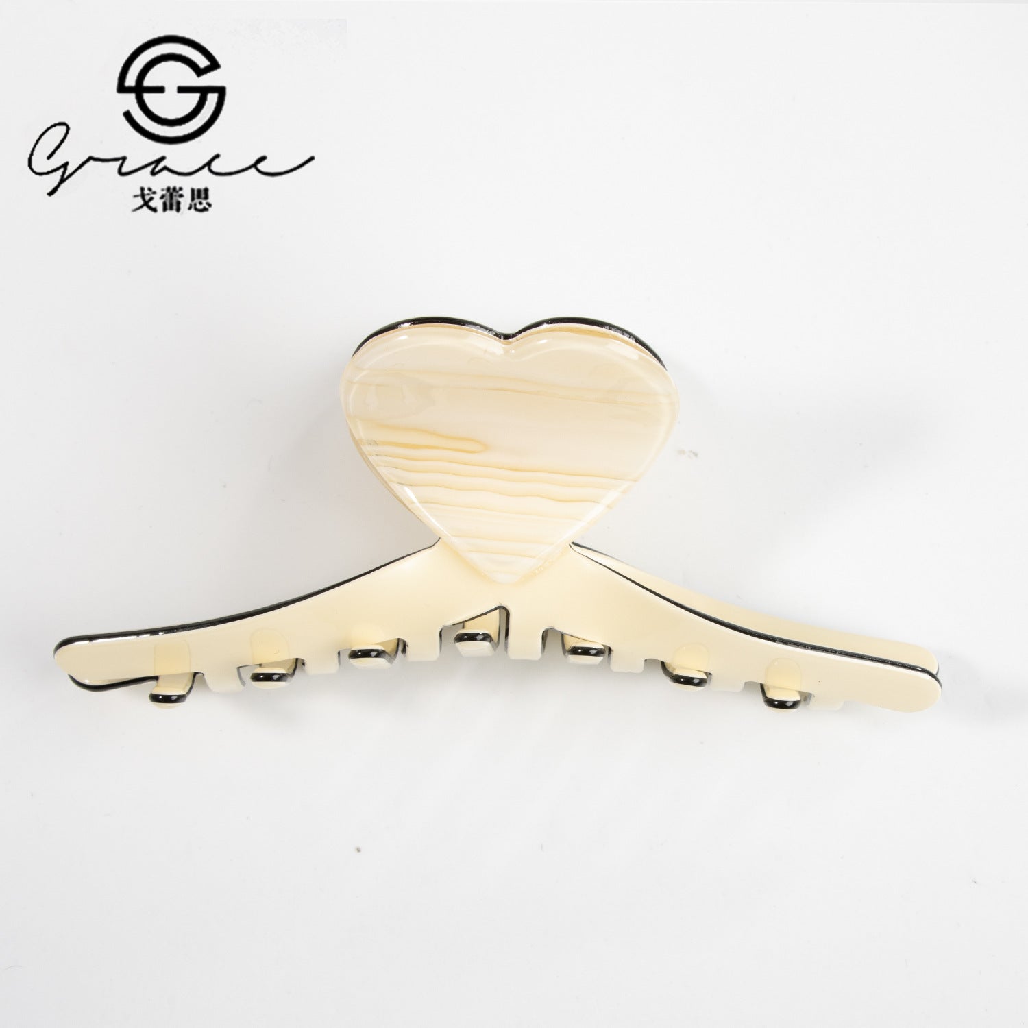 Wholesale Valentine's Day 10cm High Ponytail Clamp