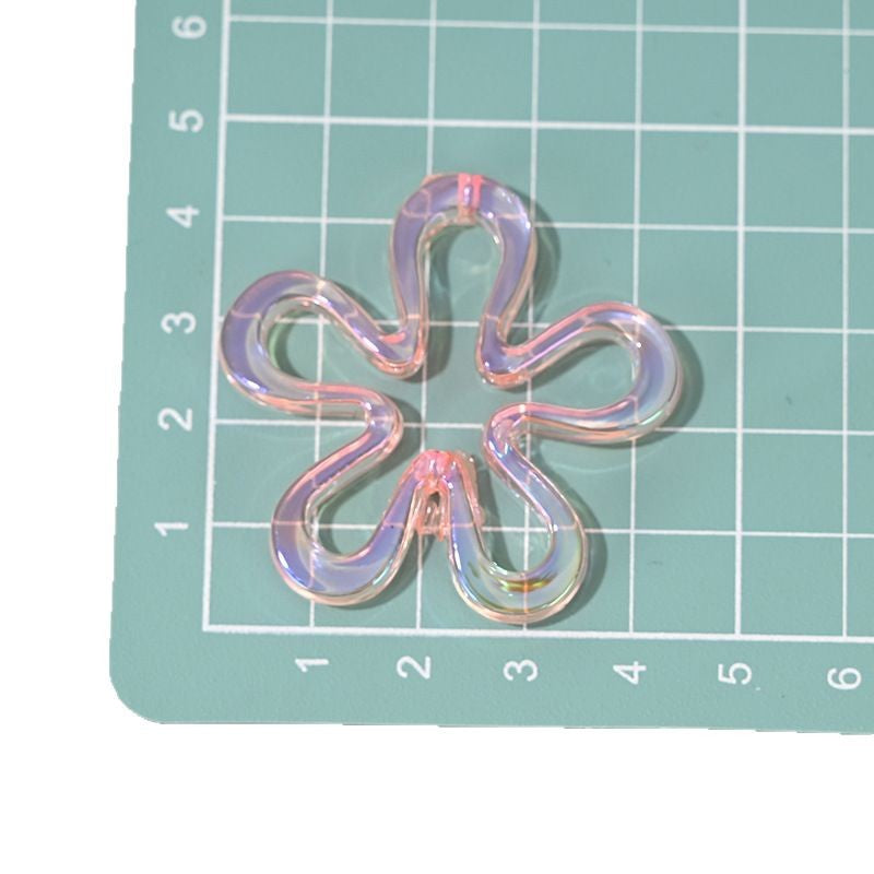 Wholesale    10pcs/pack  Ice through the waves bead after bead  Acrylic Beads