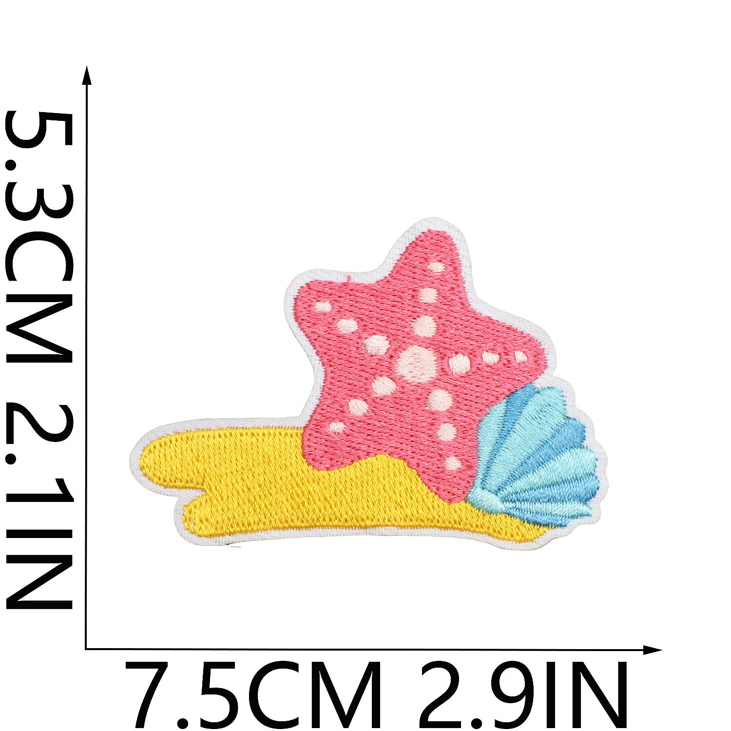 Wholesale Trendy Summer Beach Embroidered Patches For Clothing Vacation Decorative DIY Accessory For Resale