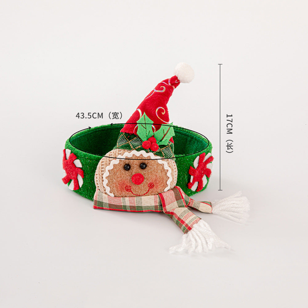 Wholesale Christmas Creative Curtain Buckle Cartoon Doll Decoration