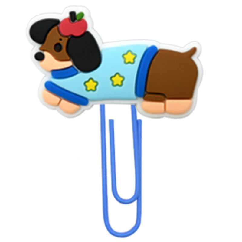 Wholesale  Random 50pcs/pack  Cartoon Sausage Dog Bookmark