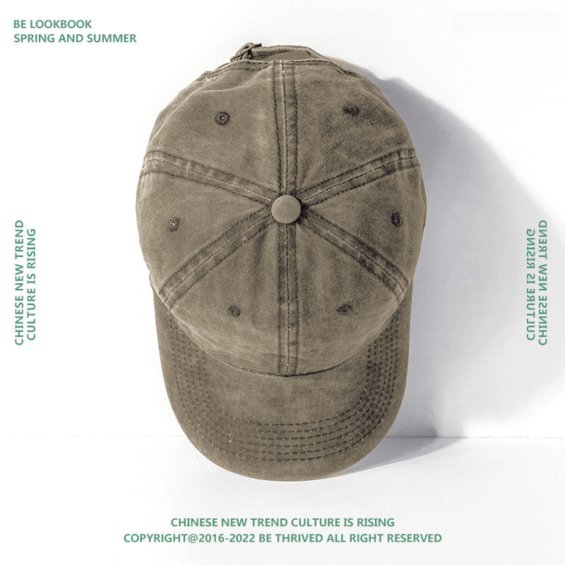 Wholesale wash old hip hop cap curved eaves baseball cap