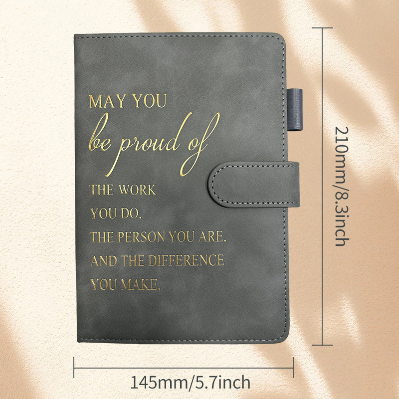 Wholesale Cross-border notebook in stock wholesale Amazon leather plan hand ledger temu incentive magnetic buckle notebook customization
