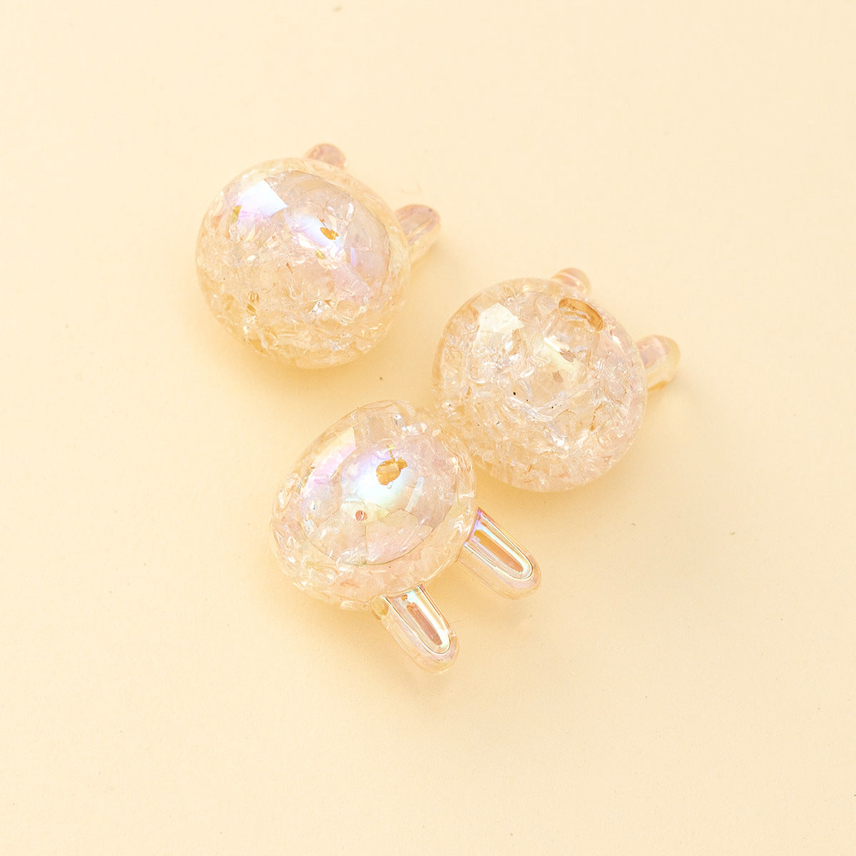 Wholesale 200pcs ABS Cartoon Bear Beads