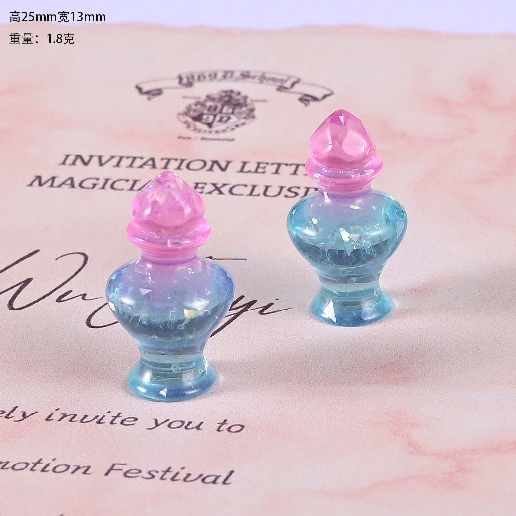 Wholesale Retro Magic Potion Bottle Miniature Resin Decor For Dollhouse 1 12 Scale Chic DIY Accessory Party Favor