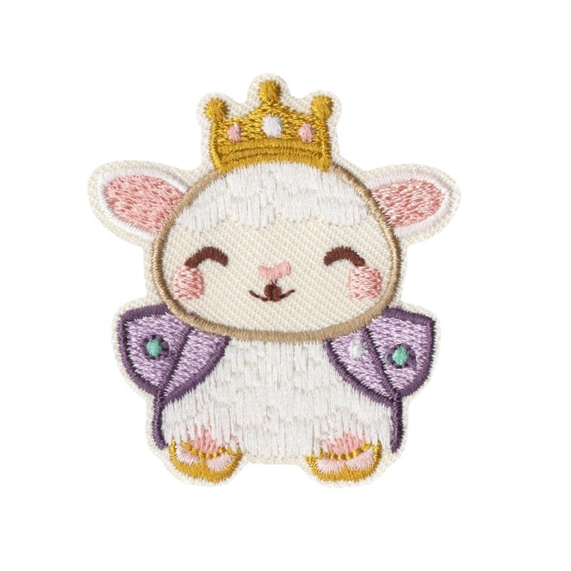 Wholesale Cartoon Lamb Embroidered Iron On Patches Set Of 9 Decorative Clothing Repair Accessory DIY Gift And Boutique Resale