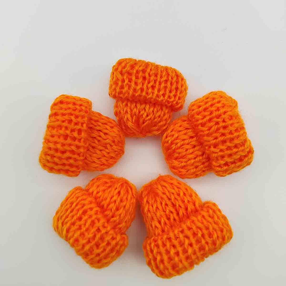 Wholesale Wool Knitted Small Hat Clothing Accessories Decorative DIY Accessories Korean Mini Jewelry Toy Decorative Finger Cap