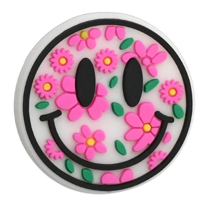 Wholesale Random 100pcs Mother's Day themed DIY pen accessories soft rubber beads