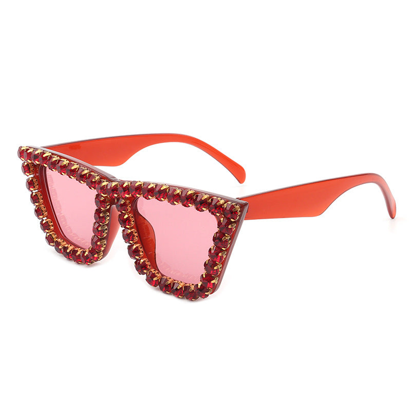 Wholesale Rhinestone Box PC Sunglasses