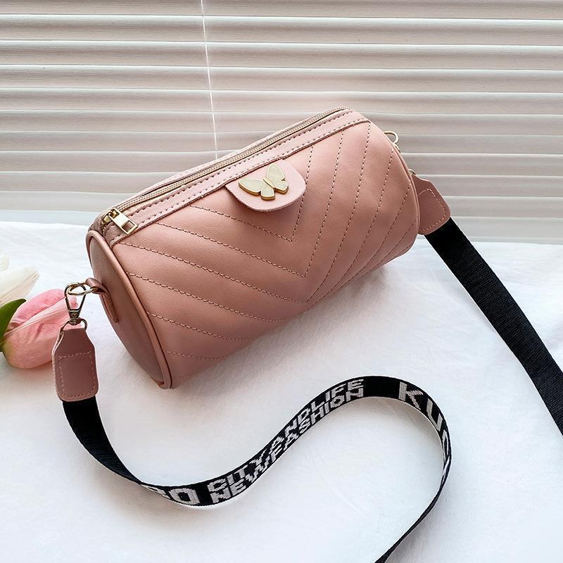Wholesale PU Letter Wide Shoulder Crossbody Bag