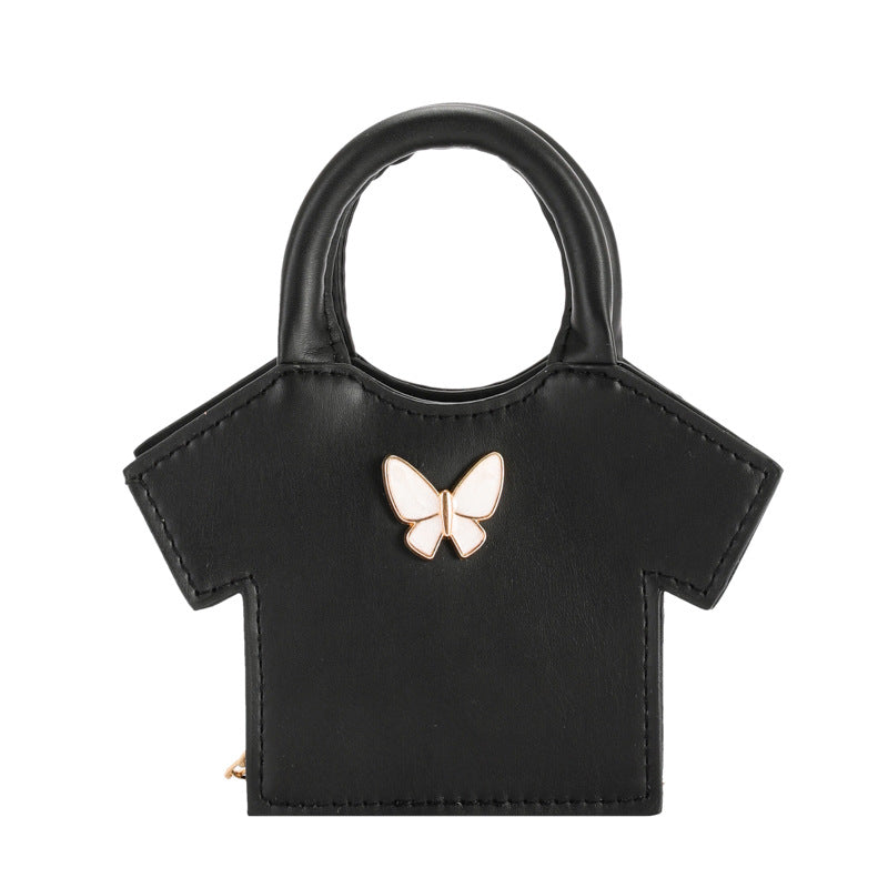 Wholesale PU Clothing Bags, Mini Children's Handbags, Candy Colored Single Shoulder Diagonal Cross Bags