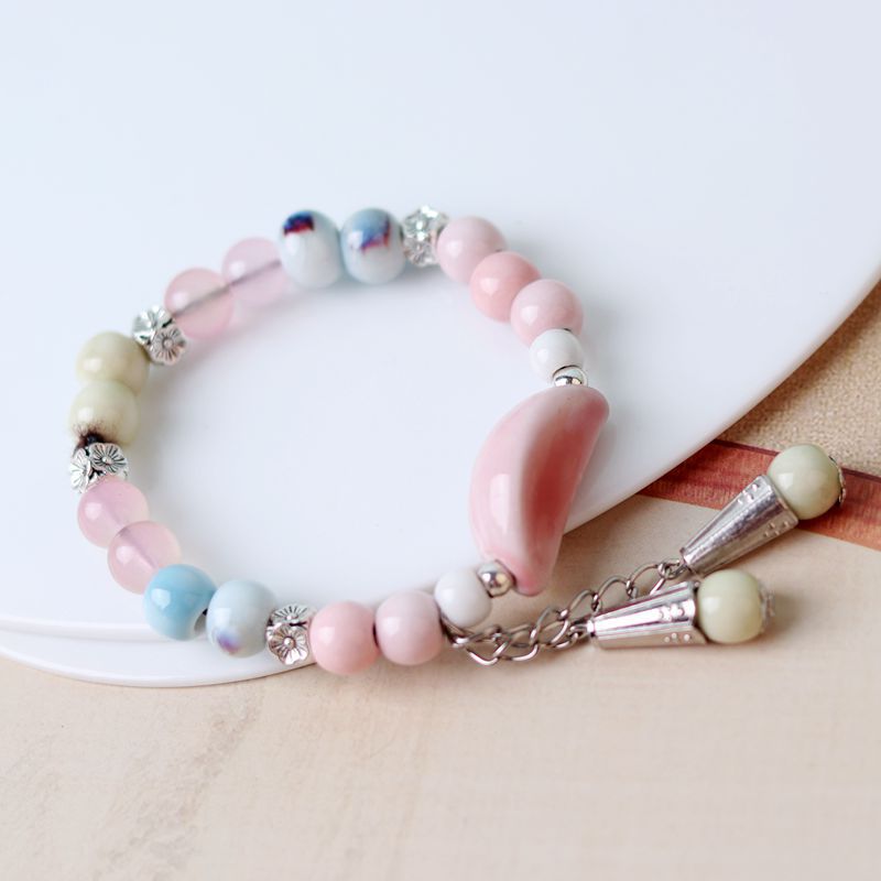 Cerámica al por mayor apilada con brazalete de longevidad de múltiples capas