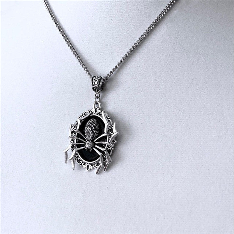 Wholesale Gothic necklace jewelry silver plated pendant